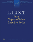 Five Mephisto Waltzes and Mephisto Polka piano sheet music cover